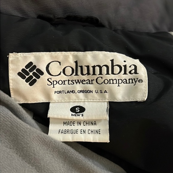 Columbia Bomber Jacket Challenge Series Black Gray Hooded size Small - Picture 6 of 17